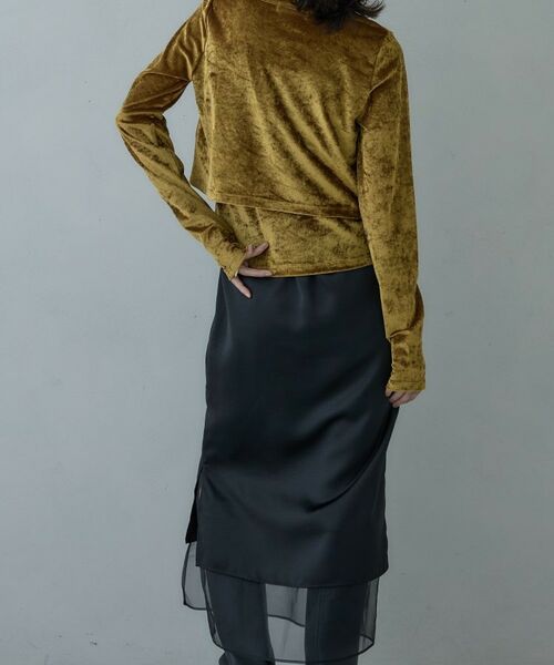 GALLEST / ギャレスト ロング・マキシ丈スカート | オーガンジーレイヤースカート | 詳細3