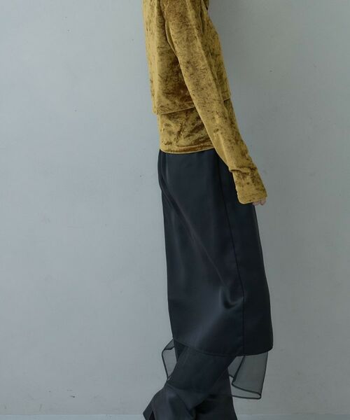 GALLEST / ギャレスト ロング・マキシ丈スカート | オーガンジーレイヤースカート | 詳細4