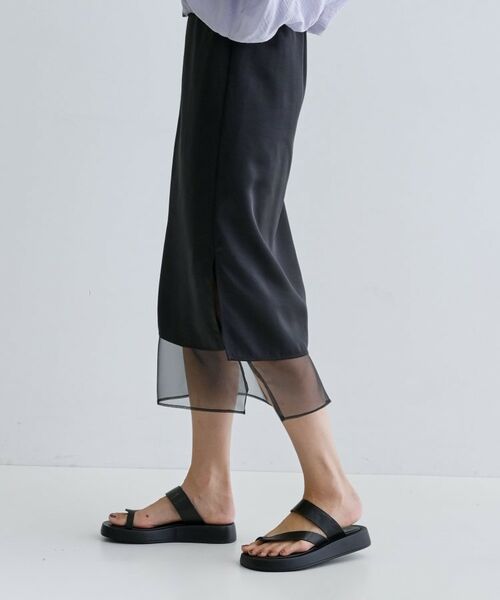 GALLEST / ギャレスト ロング・マキシ丈スカート | オーガンジーレイヤースカート | 詳細9