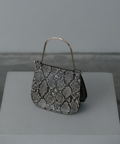 GALLEST / ギャレスト ショルダーバッグ | 【LE VERNIS】Metal handle minibag | 詳細1