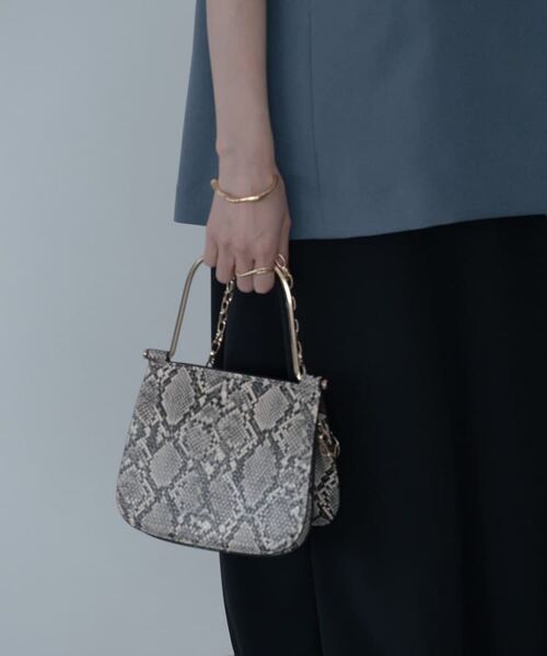 GALLEST / ギャレスト ショルダーバッグ | 【LE VERNIS】Metal handle minibag | 詳細2