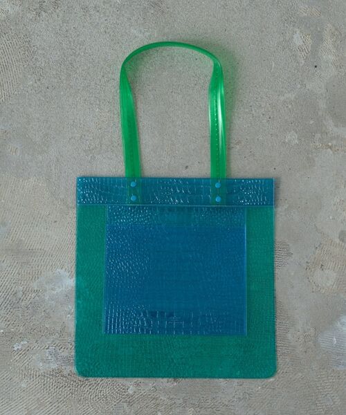 GALLEST/ギャレスト 【beautiful people】nothing to hide vinyl tote bag ブルー(092) 00 GALLEST/ギャレスト 【beautiful people】nothing to hide vinyl tote bag ブルー(092) 00
