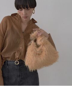 GALLEST / ギャレスト ハンドバッグ | 【LE VERNIS】ポワールフラッフィーファーバッグ