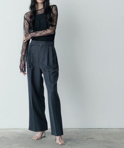 GALLEST / ギャレスト カットソー | レースストレッチカットソー | 詳細1