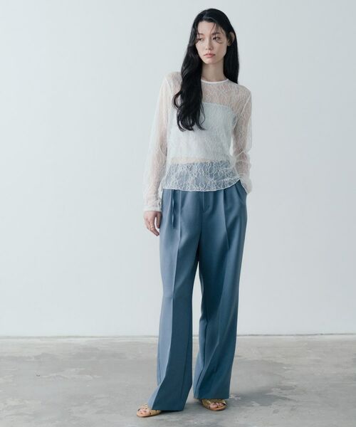 GALLEST / ギャレスト カットソー | レースストレッチカットソー | 詳細10