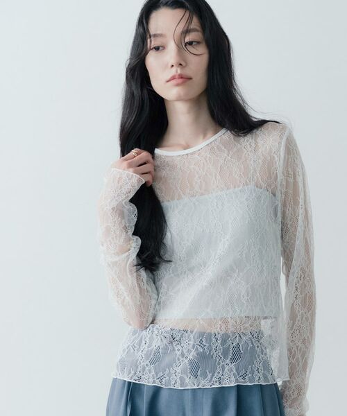 GALLEST / ギャレスト カットソー | レースストレッチカットソー | 詳細12
