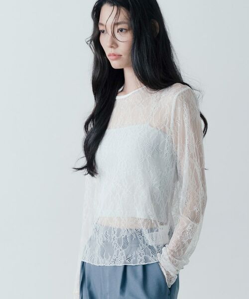 GALLEST / ギャレスト カットソー | レースストレッチカットソー | 詳細13