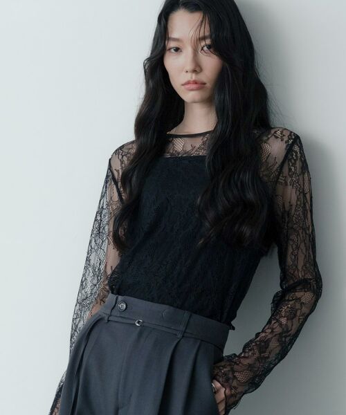 GALLEST / ギャレスト カットソー | レースストレッチカットソー | 詳細4