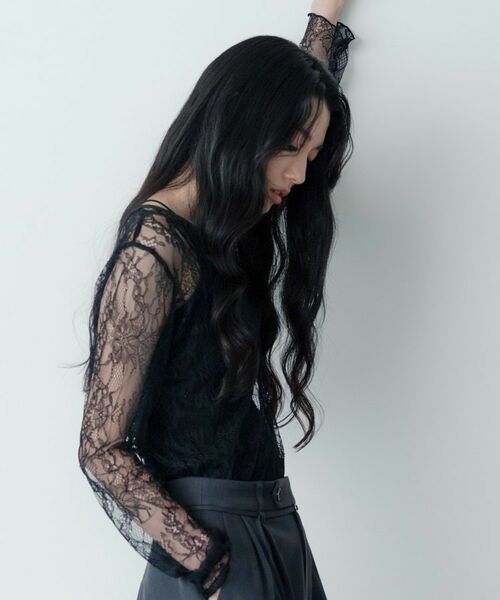 GALLEST / ギャレスト カットソー | レースストレッチカットソー | 詳細5