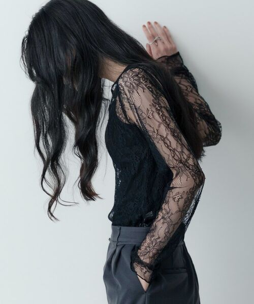 GALLEST / ギャレスト カットソー | レースストレッチカットソー | 詳細6