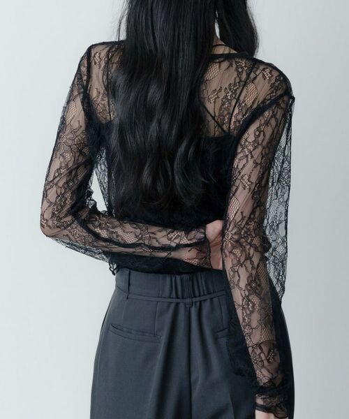 GALLEST / ギャレスト カットソー | レースストレッチカットソー | 詳細7