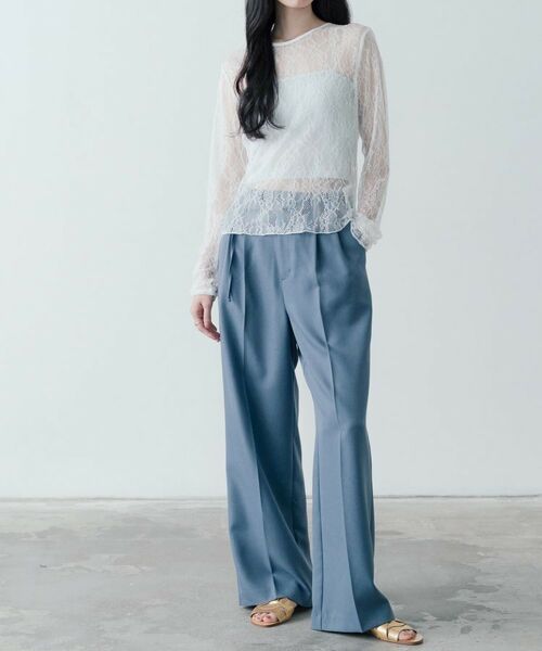 GALLEST / ギャレスト カットソー | レースストレッチカットソー | 詳細9