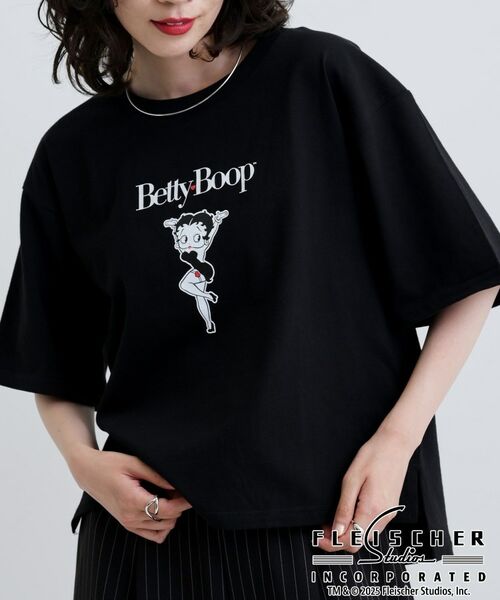 GALLEST / ギャレスト Tシャツ | 【Betty Boop(TM)】センタープリントワイドTシャツ | 詳細3