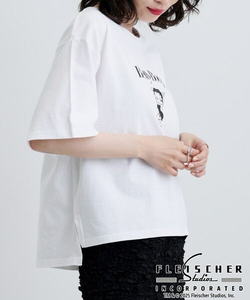 GALLEST / ギャレスト Tシャツ | 【Betty Boop(TM)】センタープリントワイドTシャツ | 詳細9