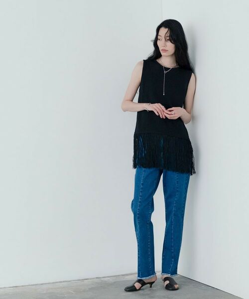 GALLEST / ギャレスト ニット・セーター | スリーブレスフリンジニット | 詳細10