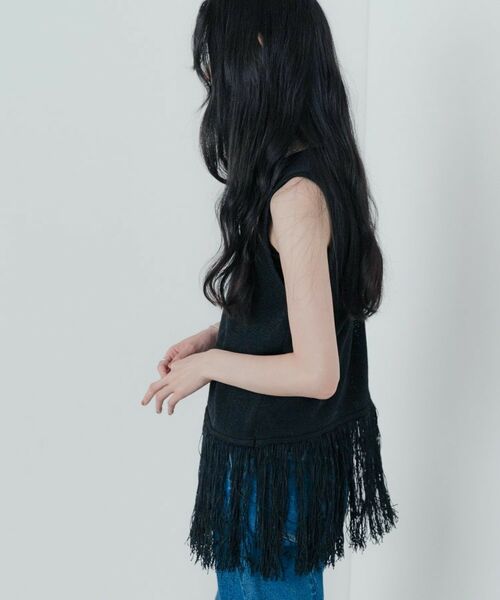 GALLEST / ギャレスト ニット・セーター | スリーブレスフリンジニット | 詳細14