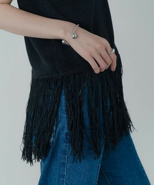 GALLEST / ギャレスト ニット・セーター | スリーブレスフリンジニット | 詳細16