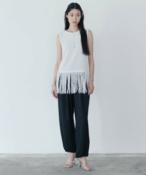 GALLEST / ギャレスト ニット・セーター | スリーブレスフリンジニット | 詳細2