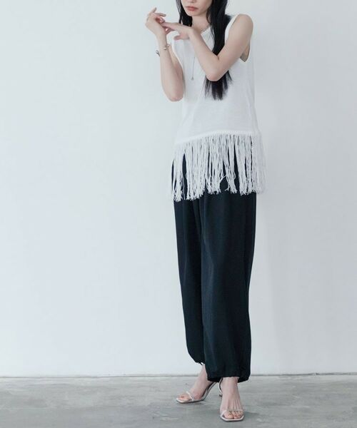 GALLEST / ギャレスト ニット・セーター | スリーブレスフリンジニット | 詳細3