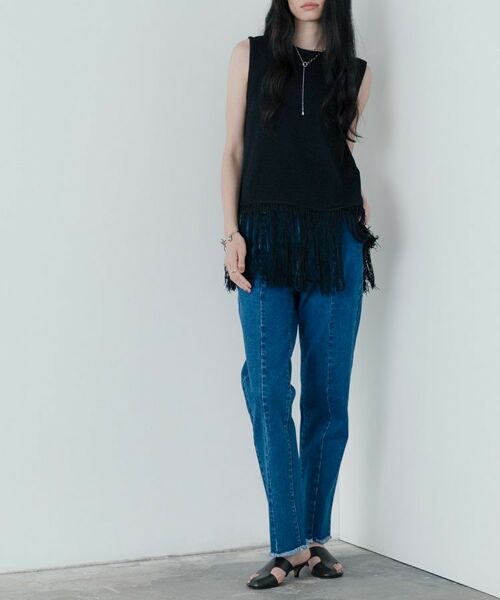GALLEST / ギャレスト ニット・セーター | スリーブレスフリンジニット | 詳細9