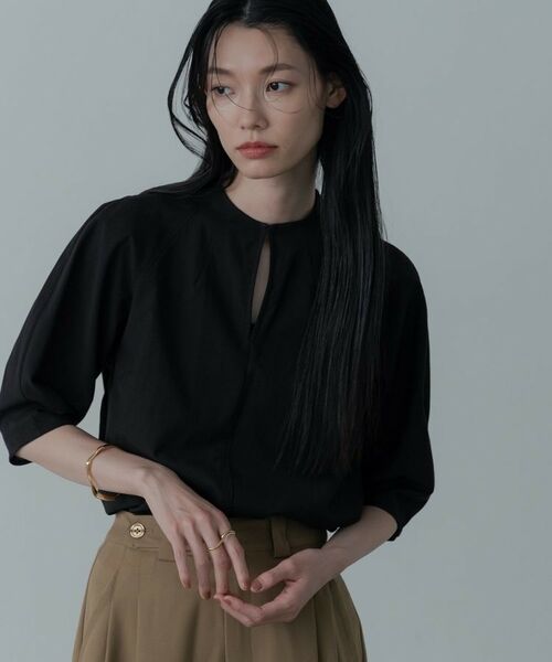 GALLEST/ギャレスト ボトルネックブラウス ブラック(019) 38(M) GALLEST/ギャレスト ボトルネックブラウス ブラック(019) 38(M)