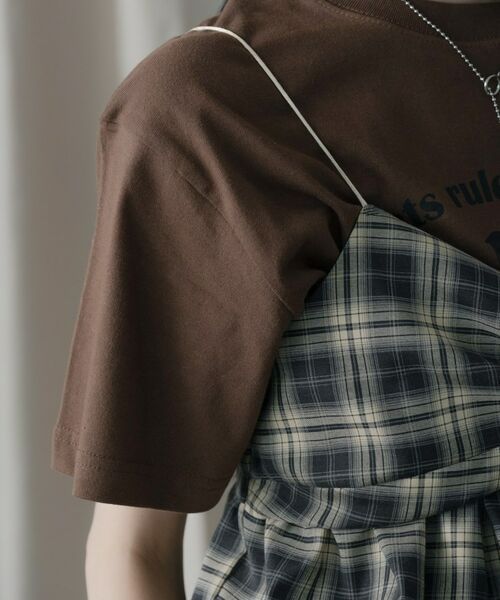 GALLEST / ギャレスト キャミソール・チューブトップ | オンブレチェックビスチェ | 詳細17