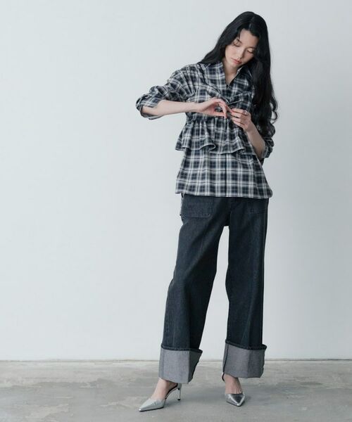 GALLEST / ギャレスト キャミソール・チューブトップ | オンブレチェックビスチェ | 詳細2