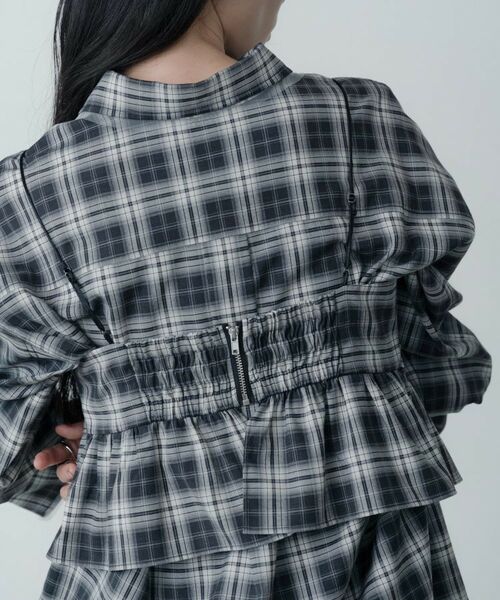 GALLEST / ギャレスト キャミソール・チューブトップ | オンブレチェックビスチェ | 詳細5