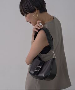 GALLEST / ギャレスト ショルダーバッグ | バックルムーンバッグ