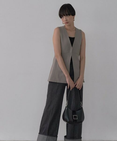 GALLEST / ギャレスト ショルダーバッグ | バックルムーンバッグ | 詳細3