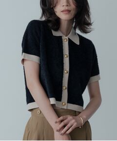 GALLEST / ギャレスト ニット・セーター | バイカラーポロニット