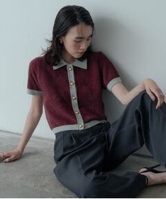 GALLEST / ギャレスト ニット・セーター | バイカラーポロニット