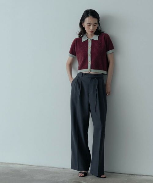 GALLEST / ギャレスト ニット・セーター | バイカラーポロニット | 詳細10