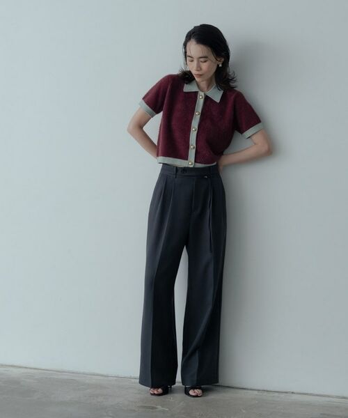 GALLEST / ギャレスト ニット・セーター | バイカラーポロニット | 詳細11