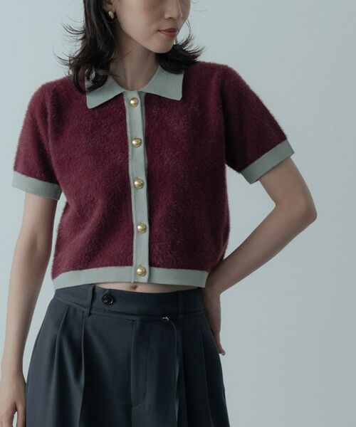GALLEST / ギャレスト ニット・セーター | バイカラーポロニット | 詳細15