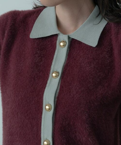 GALLEST / ギャレスト ニット・セーター | バイカラーポロニット | 詳細17