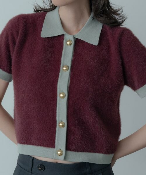 GALLEST / ギャレスト ニット・セーター | バイカラーポロニット | 詳細18