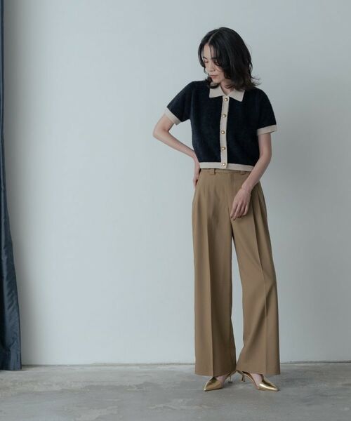 GALLEST / ギャレスト ニット・セーター | バイカラーポロニット | 詳細2