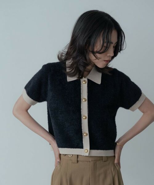 GALLEST / ギャレスト ニット・セーター | バイカラーポロニット | 詳細5