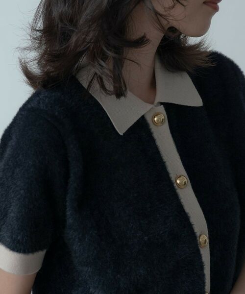 GALLEST / ギャレスト ニット・セーター | バイカラーポロニット | 詳細9