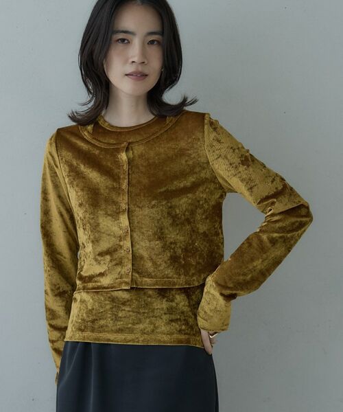 GALLEST / ギャレスト その他トップス | チュールベロアアンサンブル | 詳細14