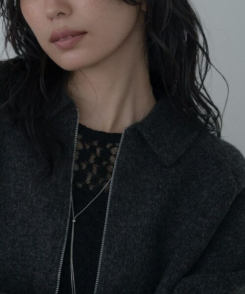 GALLEST / ギャレスト カーディガン・ボレロ | フリルヘムジップカーディガン | 詳細14