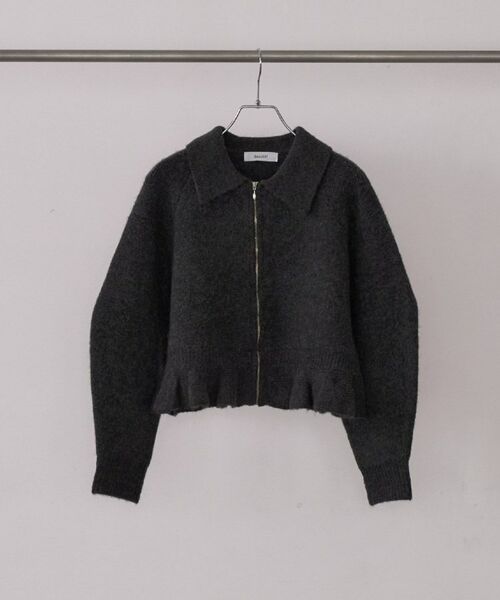 GALLEST / ギャレスト カーディガン・ボレロ | フリルヘムジップカーディガン | 詳細15