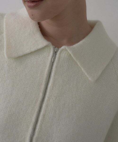GALLEST / ギャレスト カーディガン・ボレロ | フリルヘムジップカーディガン | 詳細16