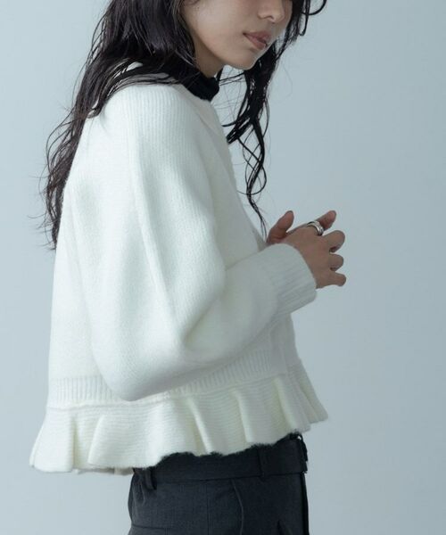 GALLEST / ギャレスト カーディガン・ボレロ | フリルヘムジップカーディガン | 詳細4