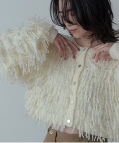 GALLEST / ギャレスト カーディガン・ボレロ | クロップドループカーディガン