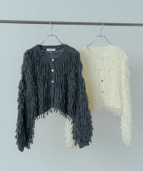 GALLEST / ギャレスト カーディガン・ボレロ | クロップドループカーディガン | 詳細1