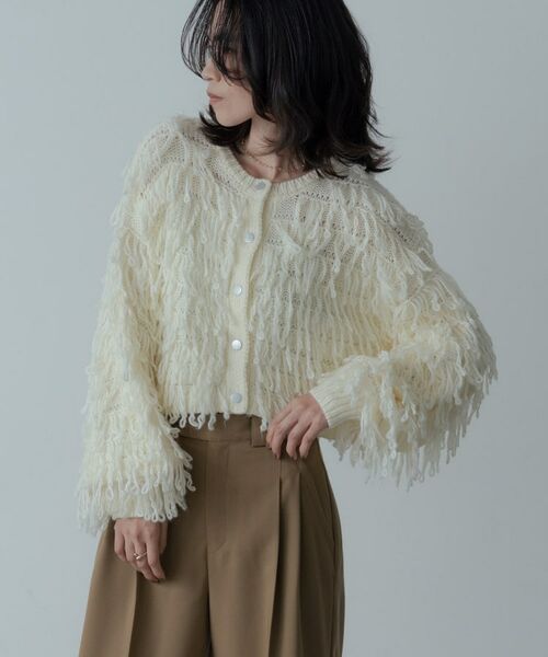 GALLEST / ギャレスト カーディガン・ボレロ | クロップドループカーディガン | 詳細10