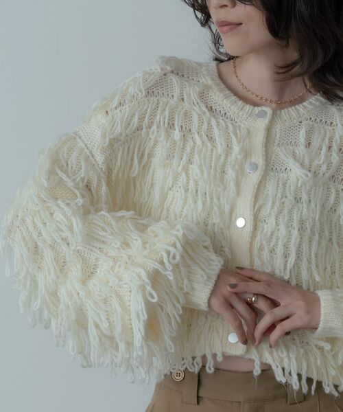 GALLEST / ギャレスト カーディガン・ボレロ | クロップドループカーディガン | 詳細12