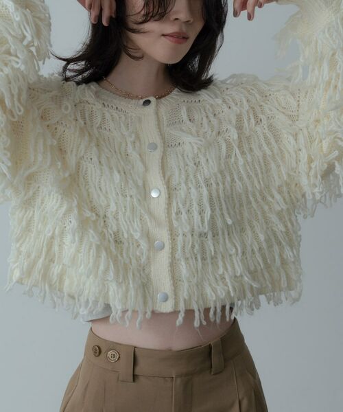 GALLEST / ギャレスト カーディガン・ボレロ | クロップドループカーディガン | 詳細13